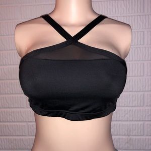 Black Victoria’s Secret sports bra